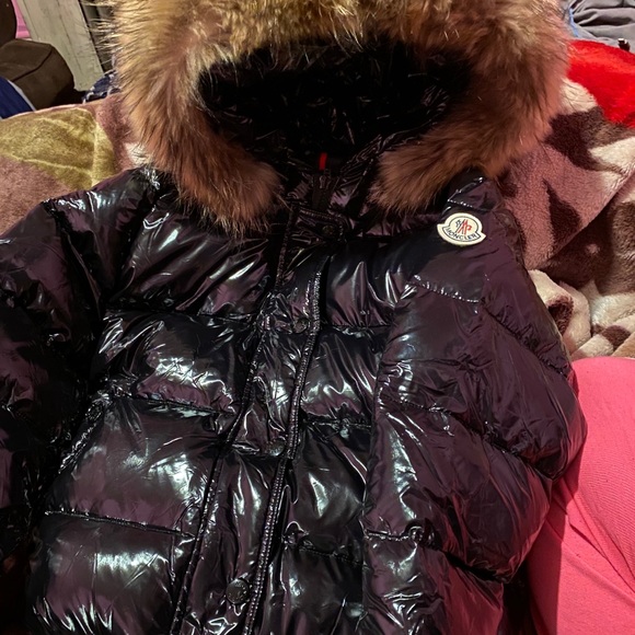 Black Bubble Moncler Coat Size L3 Brand 